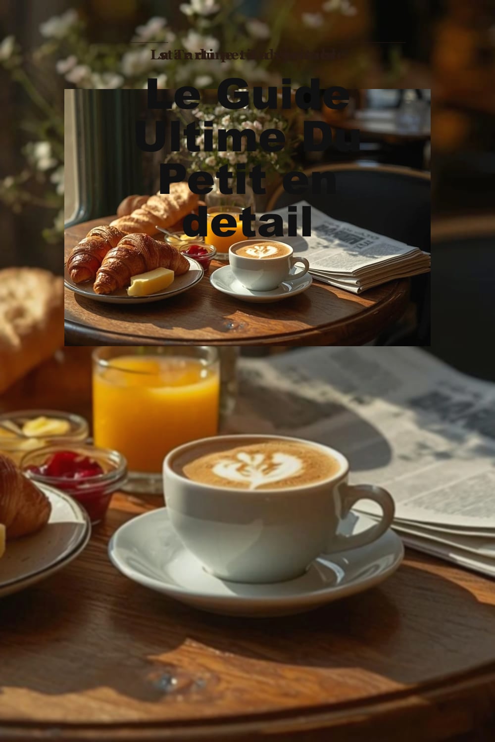 Le Guide Ultime Du Petit en detail | Le Guide Ultime du Petit-Déjeuner Français Traditionnel