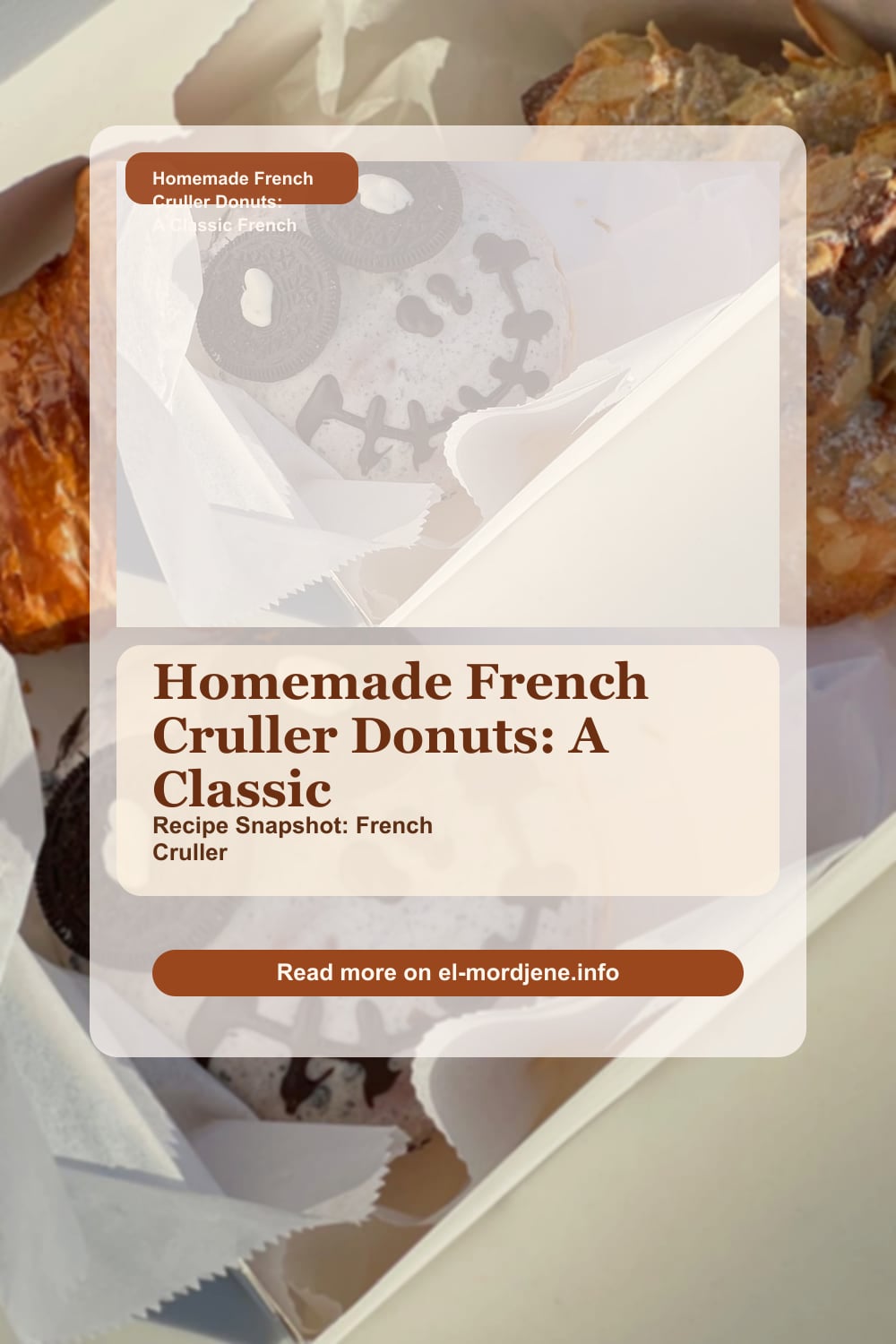 Homemade French Cruller Donuts: A Classic French Pastry Recipe