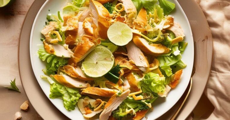 Easy and Refreshing Chicken Caesar Wraps