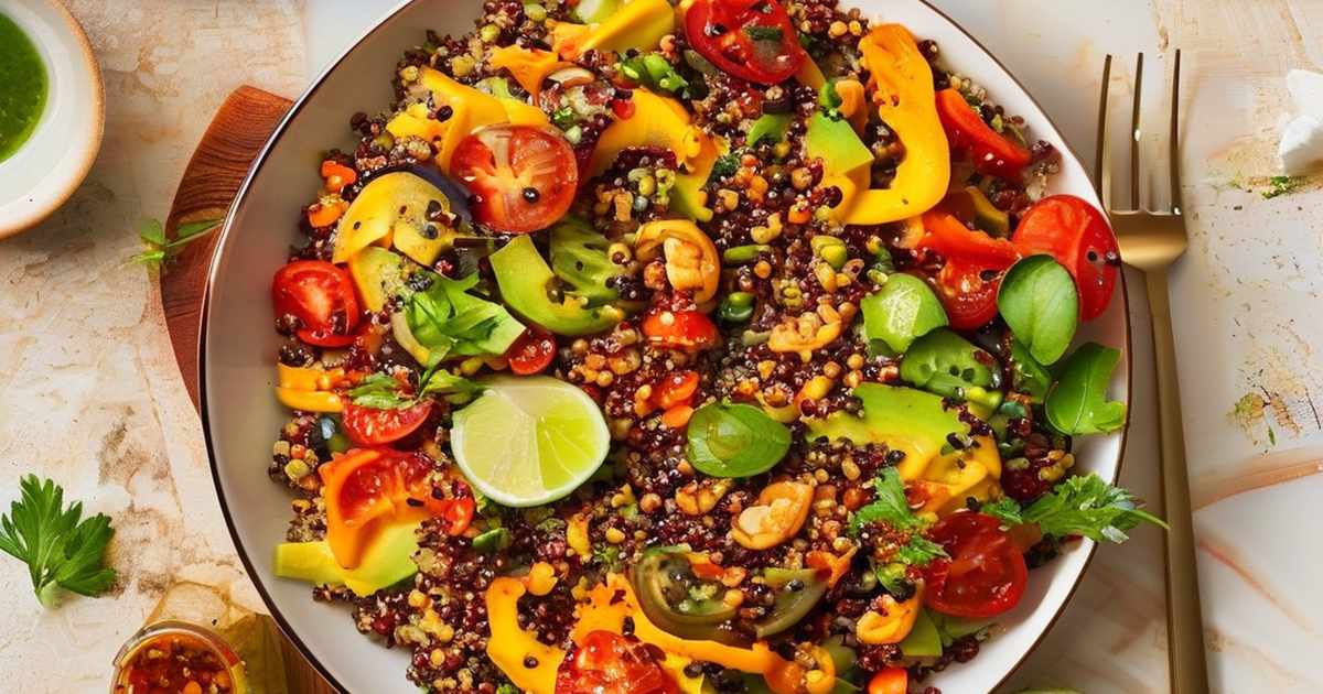Mediterranean-Inspired Quinoa Salad for Balanced Nutrition