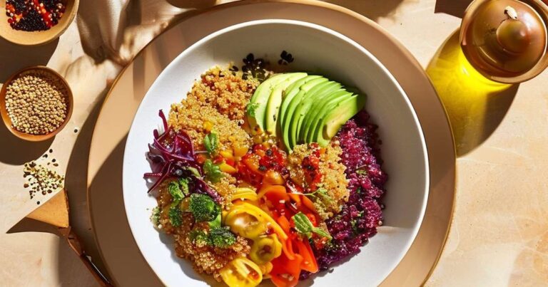 Quinoa and Roasted Vegetable Power Bowl