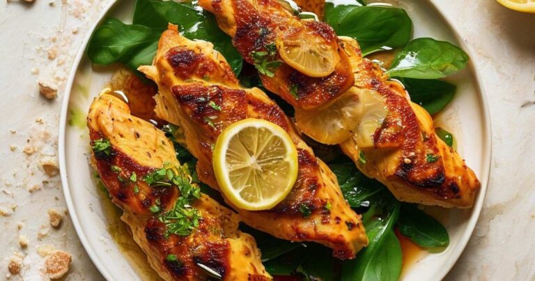 Refreshing Mediterranean Lemon Herb Chicken Skewers