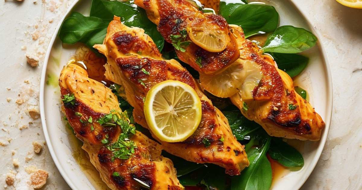 Refreshing Mediterranean Lemon Herb Chicken Skewers