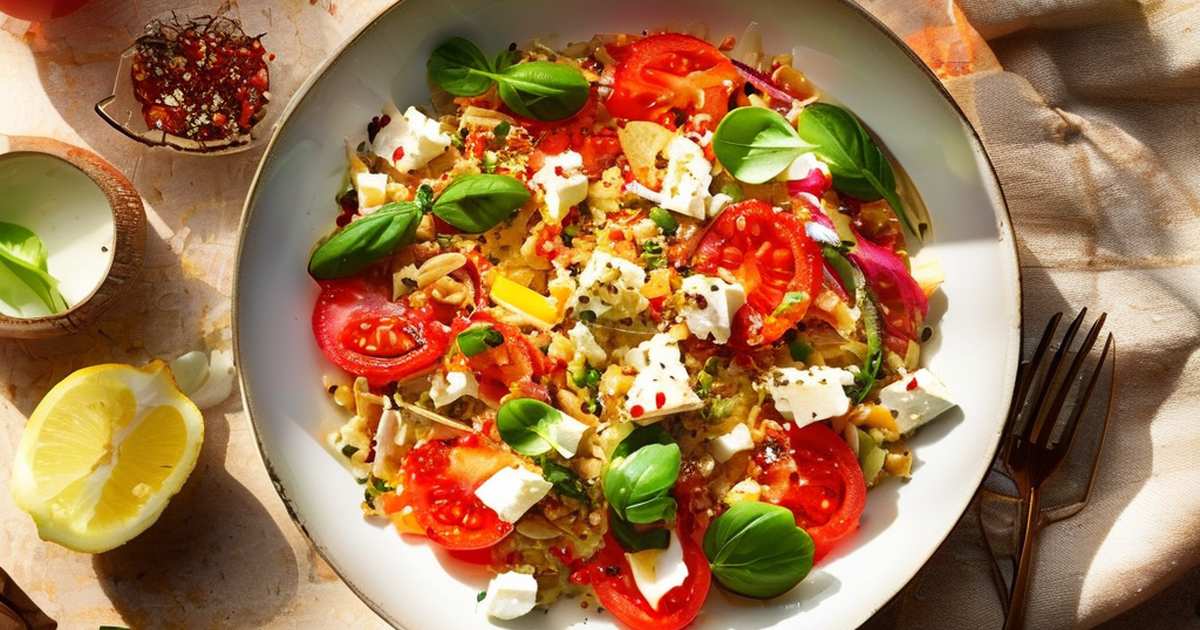 Refreshing Mediterranean Orzo Salad with Feta