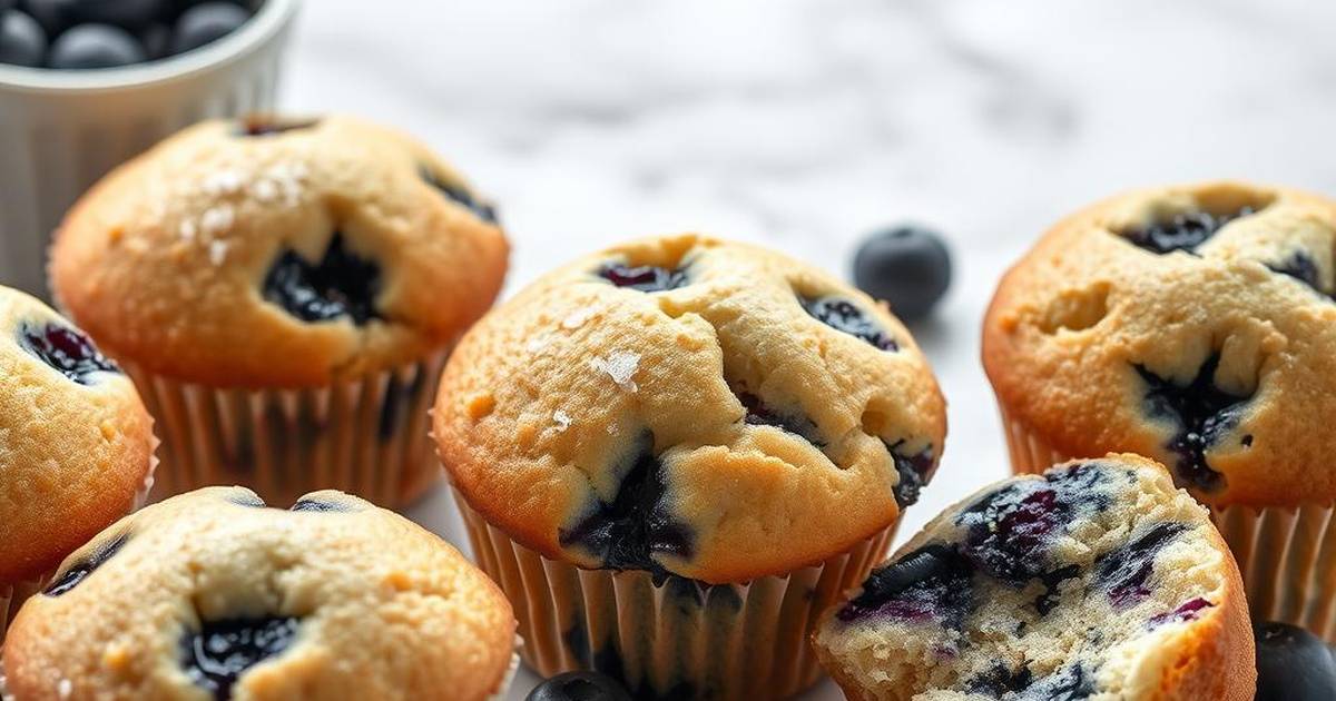 Classic Bakery-Style Blueberry Muffins Recipe 1 Classic Bakery-Style Blueberry Muffins Recipe