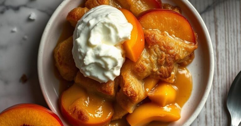 Classic Spiced Peach Cobbler Recipe 4 Classic Spiced Peach Cobbler Recipe