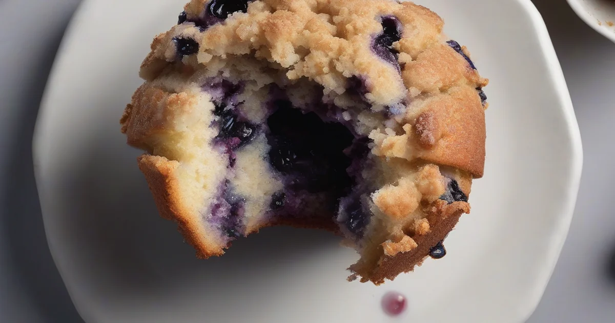 Classic Blueberry Streusel Muffin Recipe