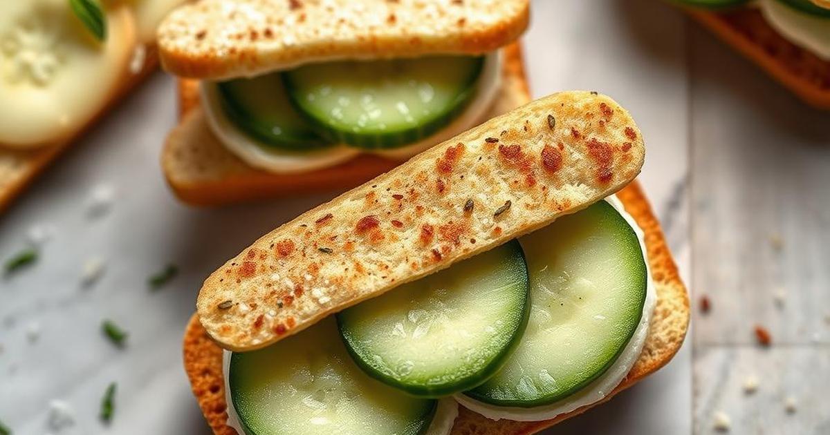 Classic Cucumber Sandwiches: A Refined Tea Time Staple 1 Classic Cucumber Sandwiches: A Refined Tea Time Staple