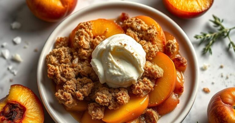 Classic Homemade Peach Crisp Recipe