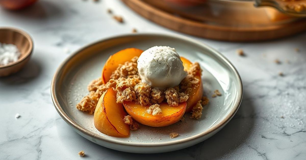 The Perfect Peach Crumble Recipe: A Golden Summer Classic