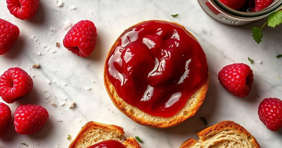 Traditional Homemade Raspberry Jam Recipe